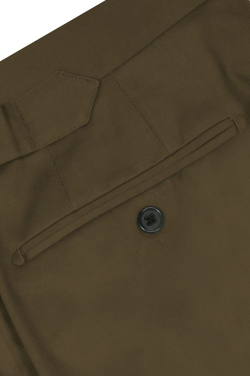 InStitchu Collection The Georges Dark Khaki Cotton Chinos