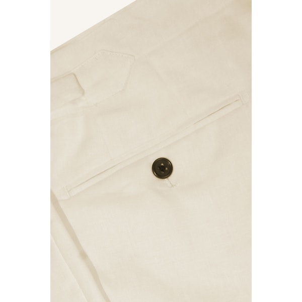 InStitchu Collection The Hume Beige Cotton Chinos