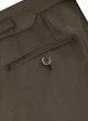 InStitchu Collection The Kerin Solid Olive Brown Wool Pants