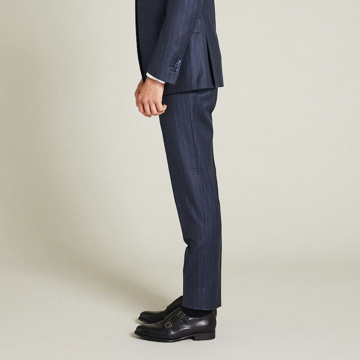InStitchu Collection The Lander Navy Pinstripe Pants
