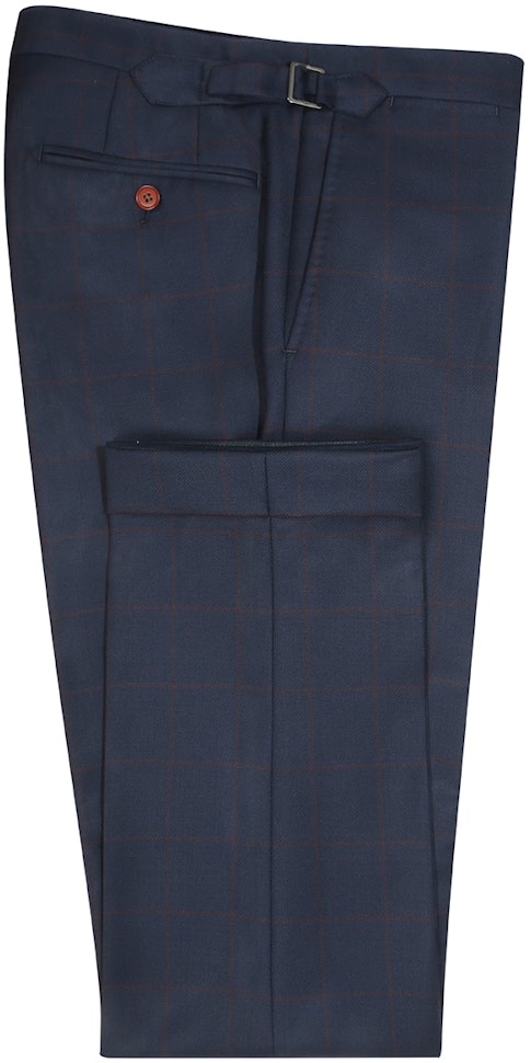 InStitchu Collection The Maurice Navy Windowpane Pants