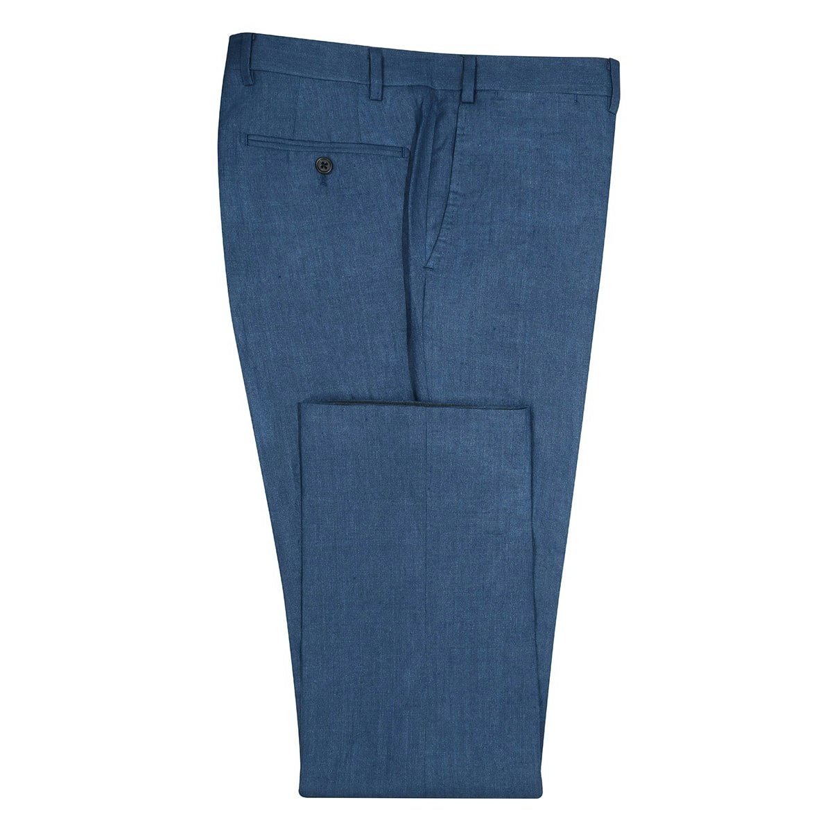 InStitchu Collection The Montauk Navy Linen Silk Pants