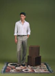 The Monterosa Loro Piana Stone Wool Pants