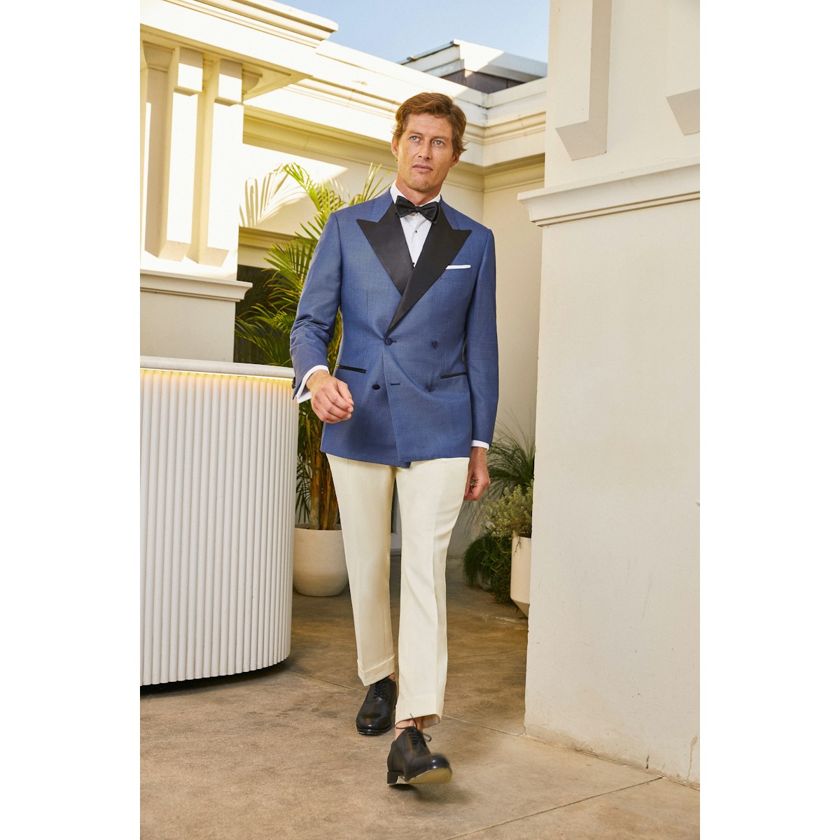 InStitchu Collection The Palmer Cream Dinner Pants