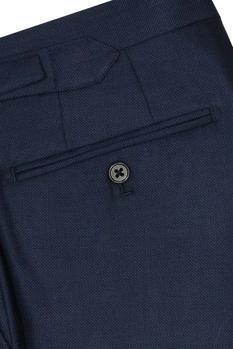 The Baggio Navy Floral Wool Dinner Suit - Men's Custom Suit | InStitchu
