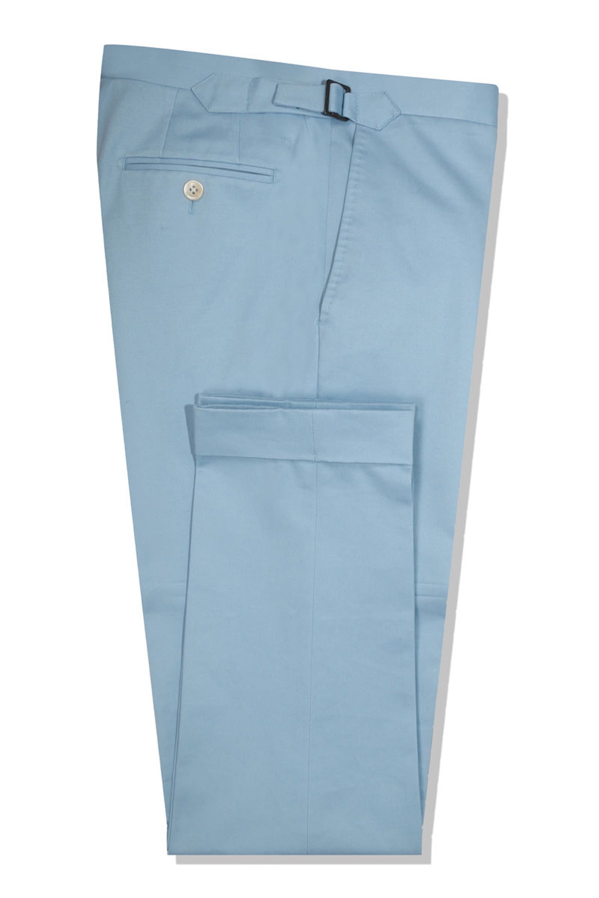 InStitchu Collection The Sinatra Light Blue Cotton Pants