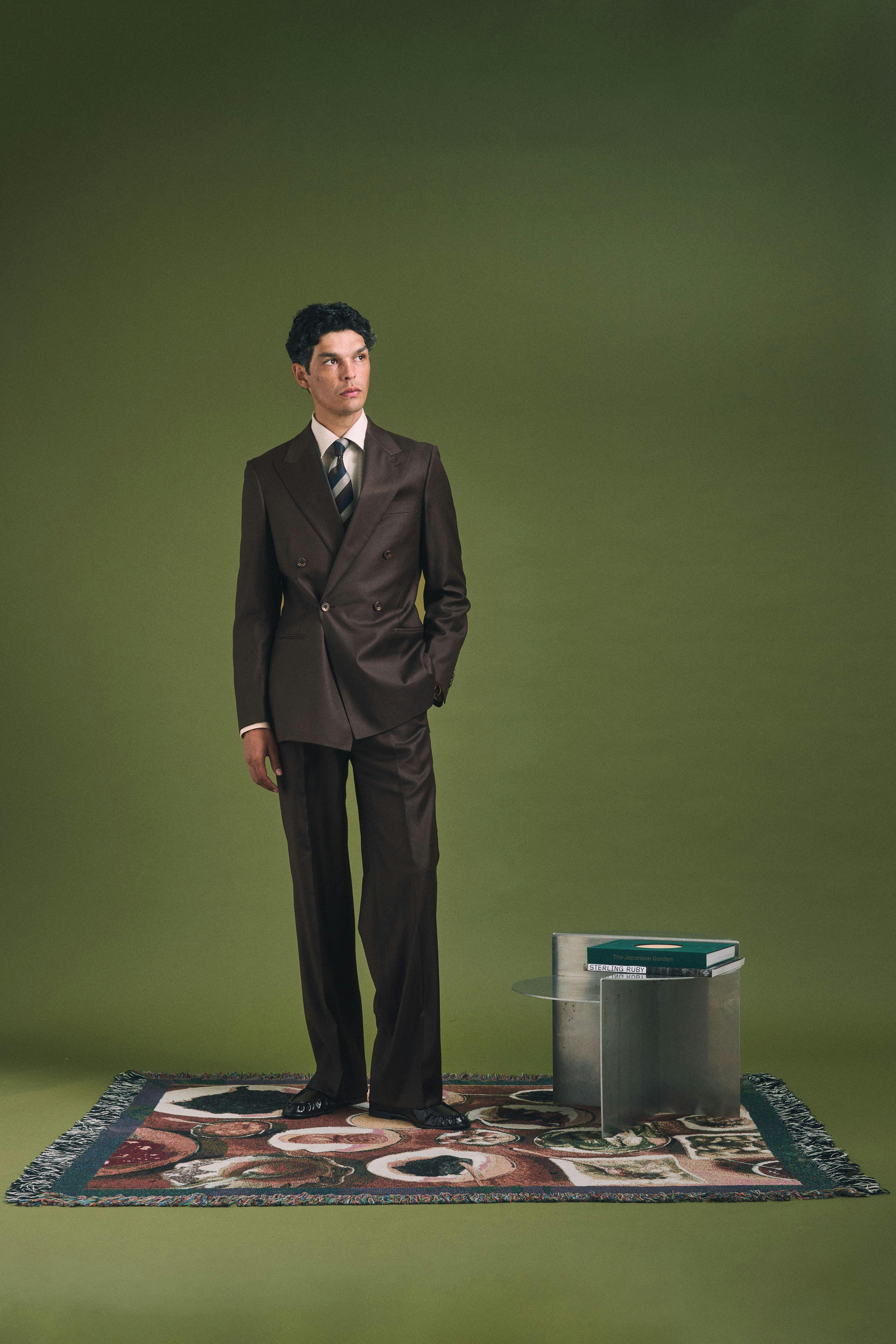 The Torino Loro Piana Brown Wool Pants