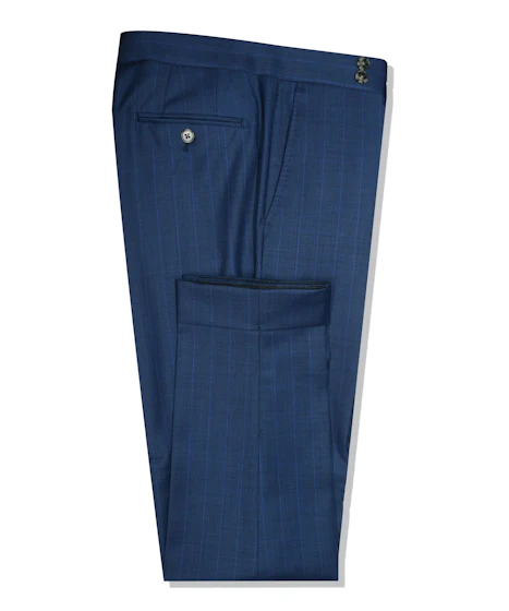 InStitchu Collection The Totti Blue Wool Pants