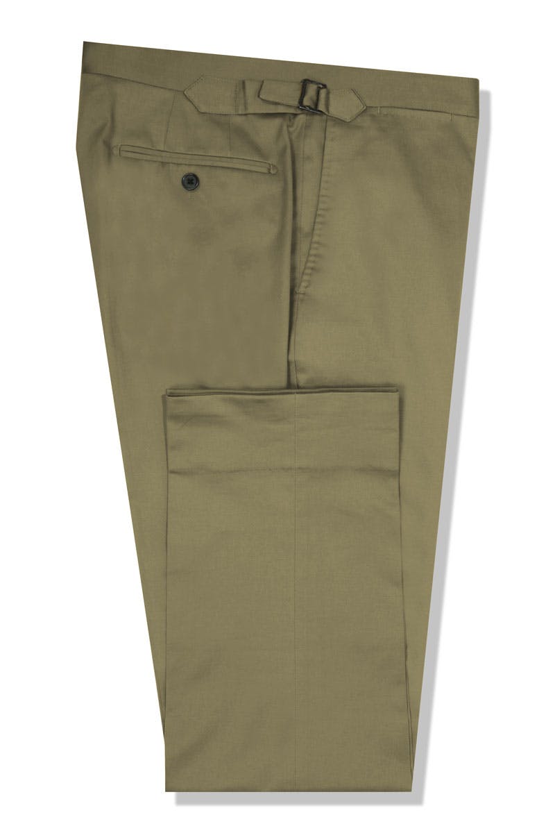 InStitchu Collection The Warrego Khaki Cotton Chinos