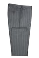 InStitchu Collection The Winton Grey Pinstripe Wool Pants