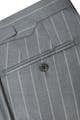 InStitchu Collection The Winton Grey Pinstripe Wool Pants