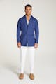 InStitchu Collection The Patagonia Royal Blue Wool Blend Safari Jacket