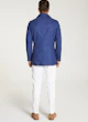 InStitchu Collection The Patagonia Royal Blue Wool Blend Safari Jacket