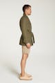 InStitchu Collection The Sahara Kahki Linen Safari Jacket