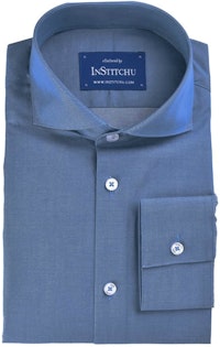 InStitchu Collection Blue Chambray Cotton