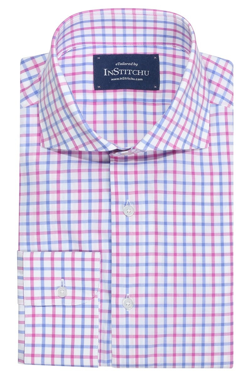 InStitchu Collection Alderley Pink Check Shirt
