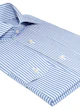 InStitchu Collection Bracken Blue Striped Shirt
