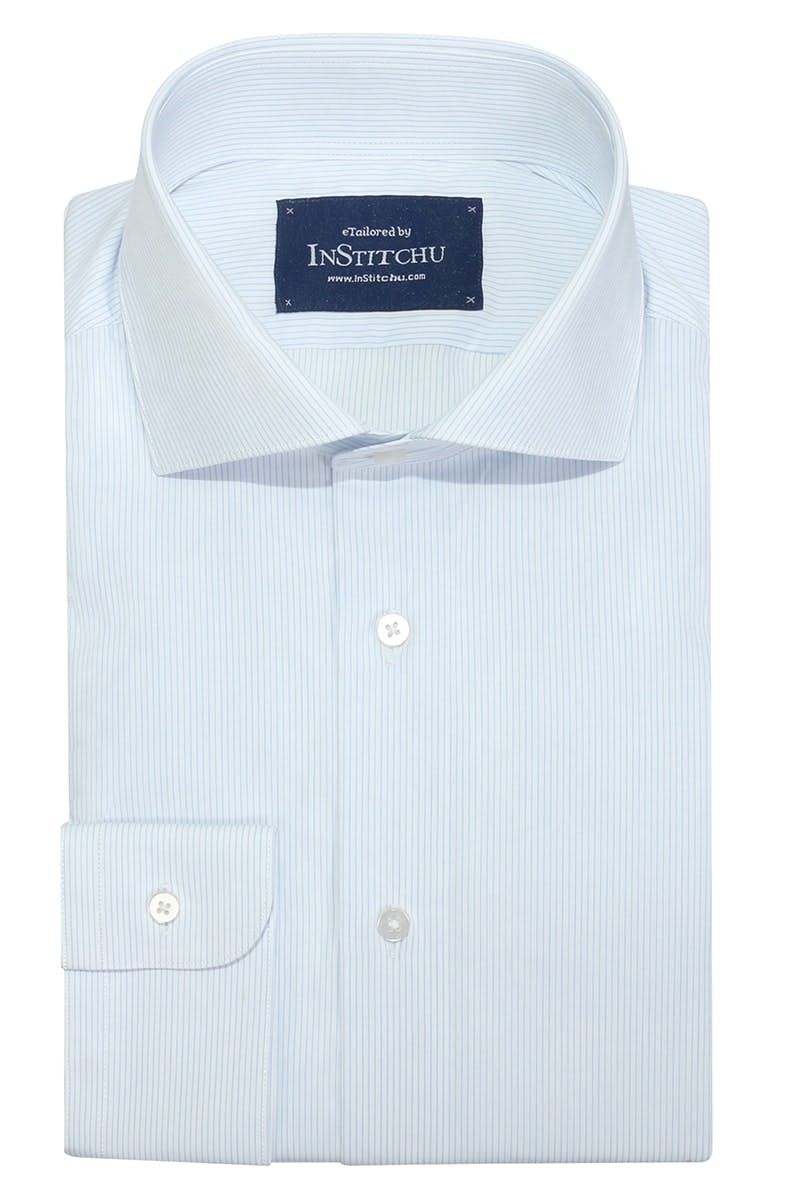 InStitchu Collection Coffs Blue Striped Shirt
