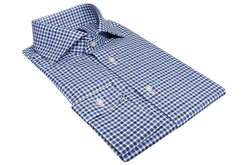 InStitchu Collection Langford Blue Check Shirt