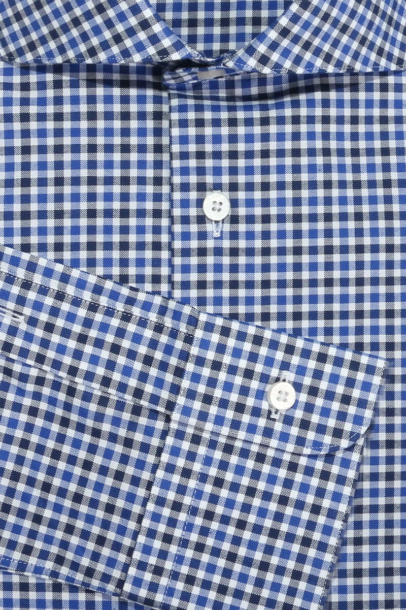 InStitchu Collection Langford Blue Check Shirt