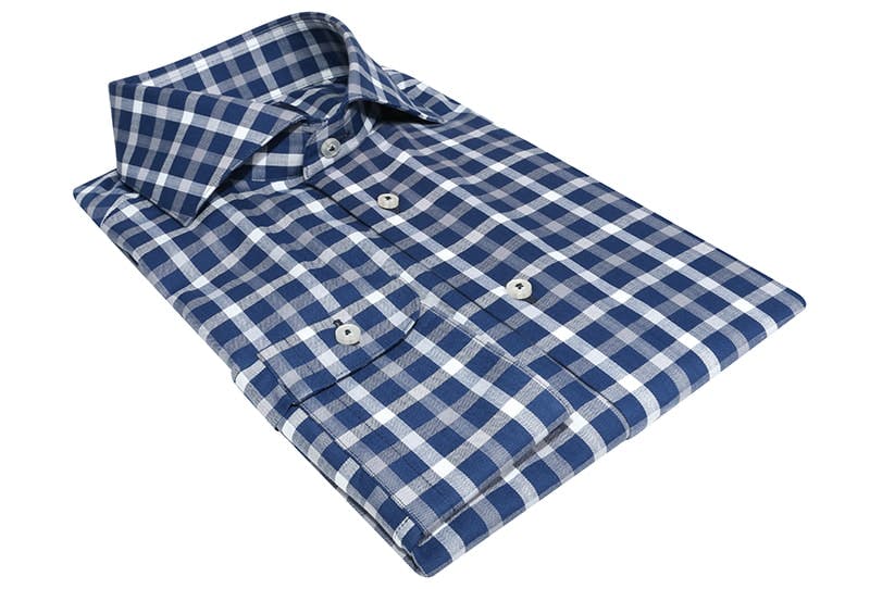InStitchu Collection Moorooka Blue Check Shirt