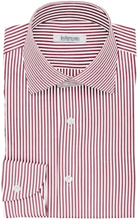InStitchu Collection The Abrams Red and White Striped Cotton Shirt