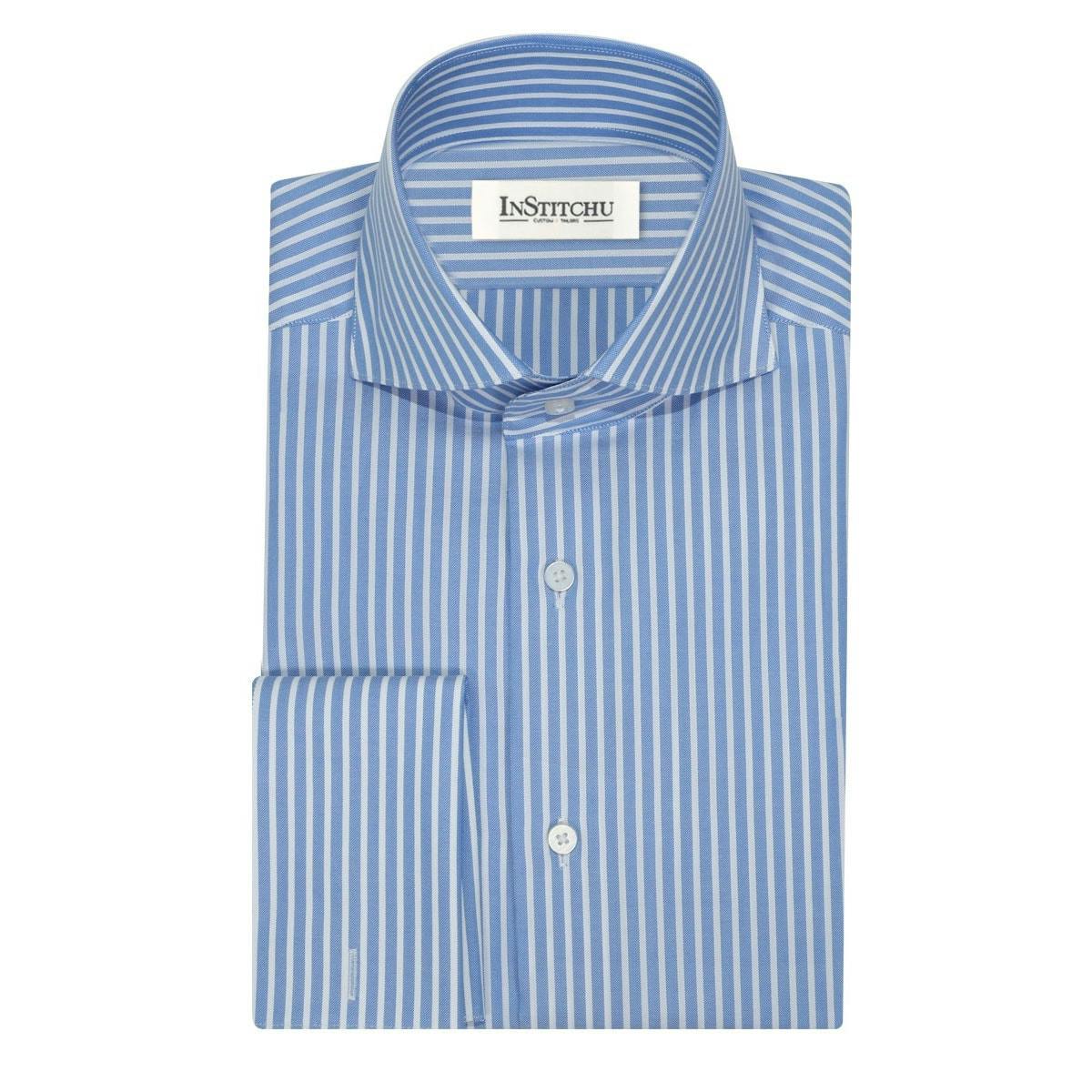 InStitchu Collection The Airlie Blue Striped Shirt