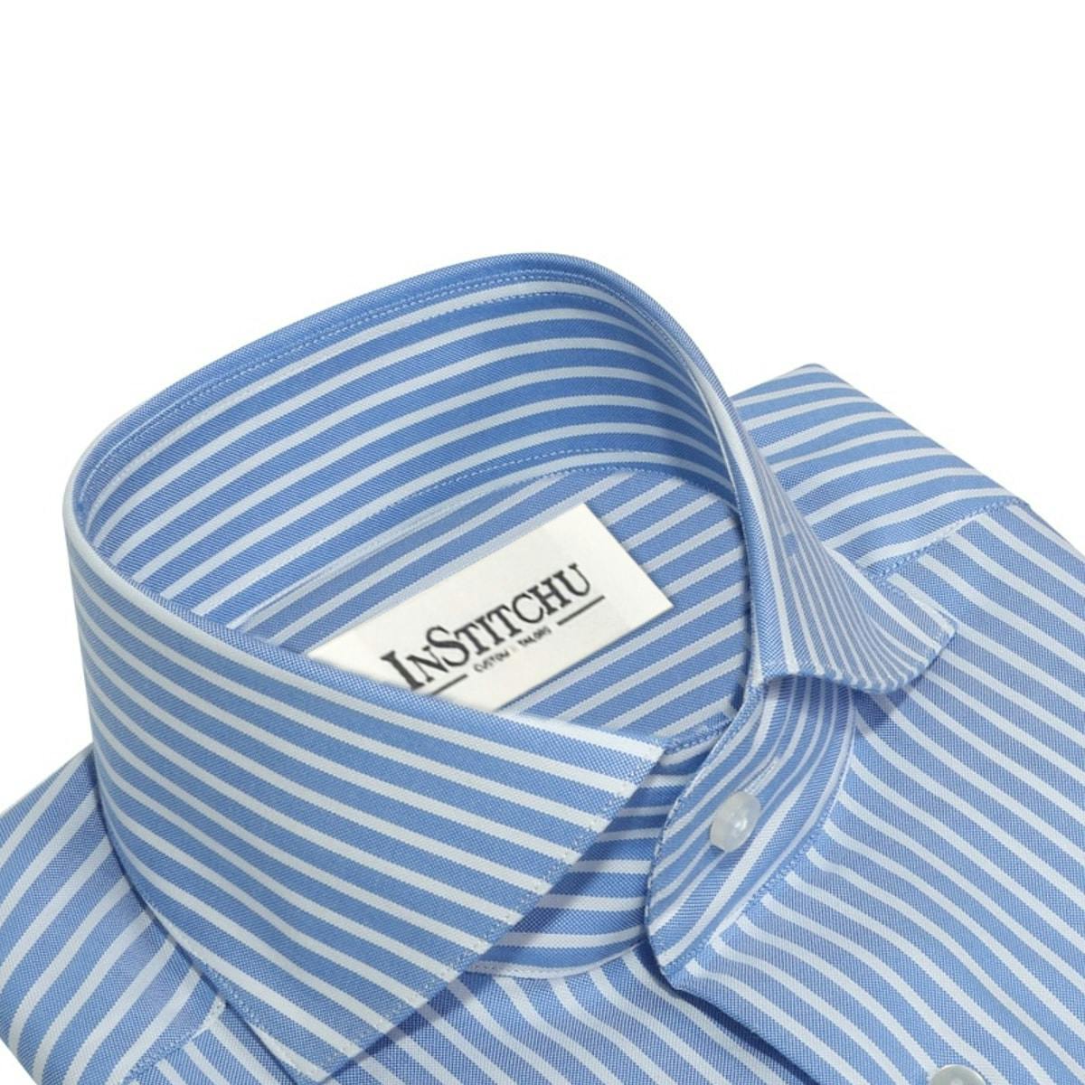 InStitchu Collection The Airlie Blue Striped Shirt