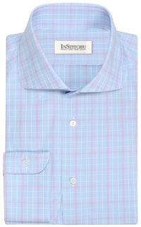 InStitchu Collection The Angels Pink and Blue Check Shirt