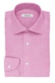 InStitchu Collection The Balzac Pink Cotton Linen Blend Shirt