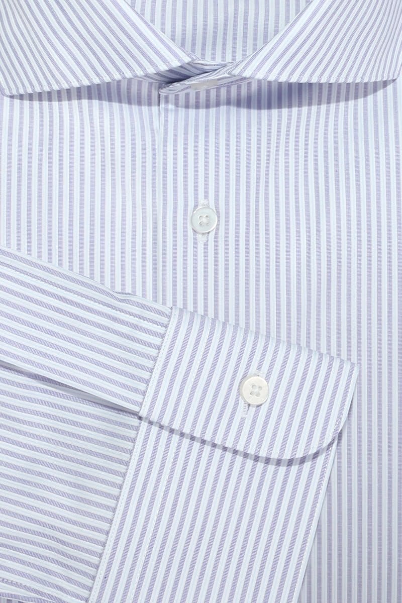 InStitchu Collection The Bassett Lavender Stripe Shirt
