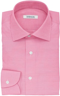 InStitchu Collection The Benson Pink and White Striped Cotton Shirt