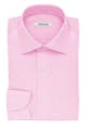 InStitchu Collection The Bierce Pink Textured Cotton Shirt