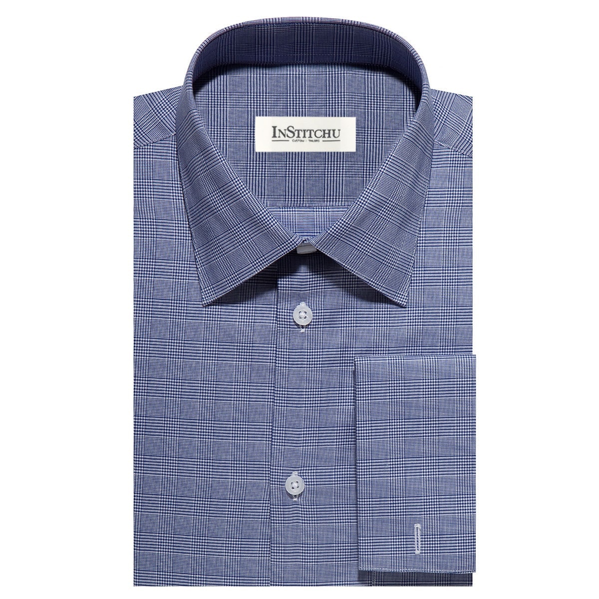 InStitchu Collection The Bradford Blue Check Shirt