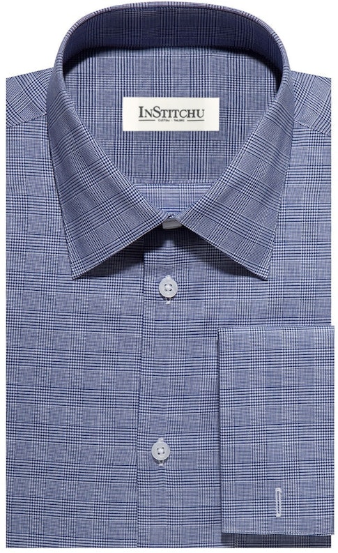 InStitchu Collection The Bradford Blue Check Shirt