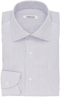InStitchu Collection The Carre Black and White Striped Cotton Shirt