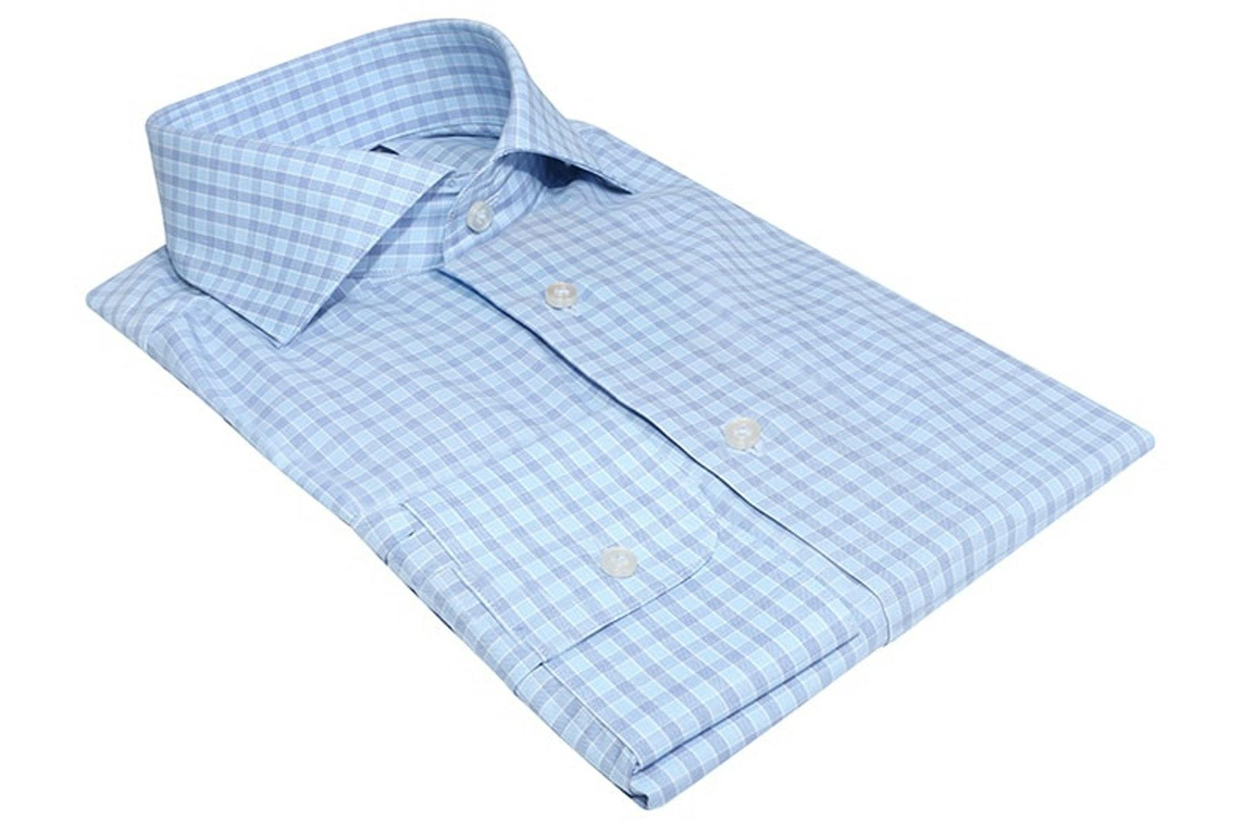 InStitchu Collection The Coolum Blue and Purple Check Shirt