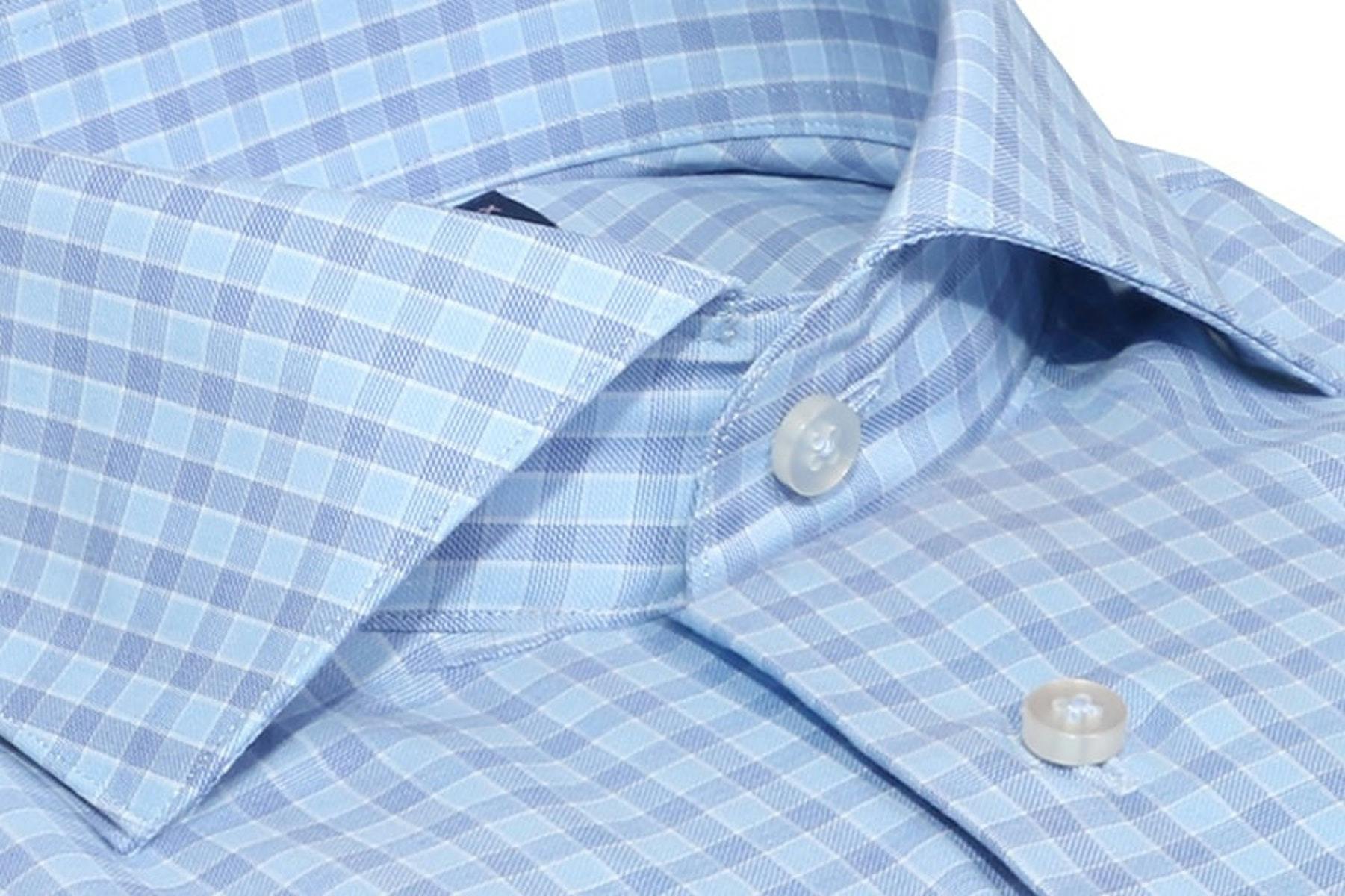 InStitchu Collection The Coolum Blue and Purple Check Shirt