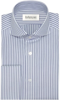 InStitchu Collection The Cowley Blue Striped Shirt