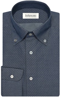 InStitchu Collection The Discovery Navy Print Shirt