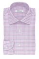 InStitchu Collection The Doyle Pink and Navy Tattersall Cotton Shirt