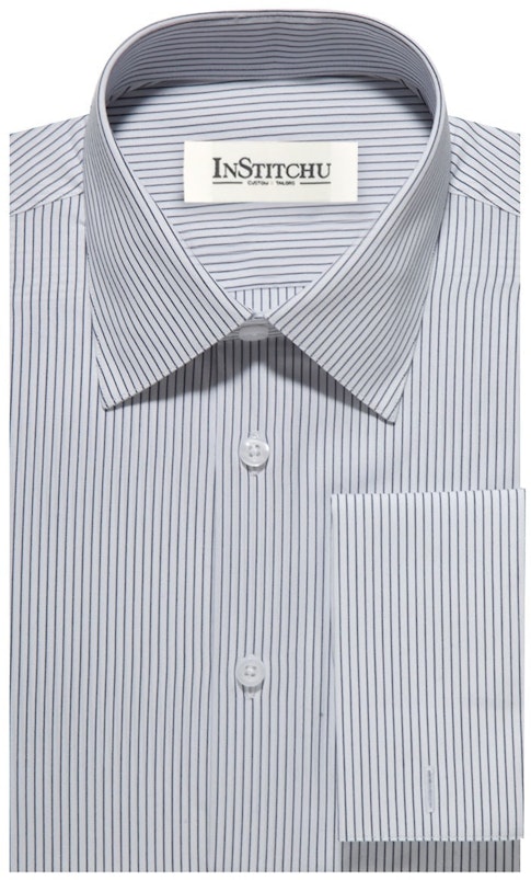 InStitchu Collection The Espinar Navy White Stripe Shirt