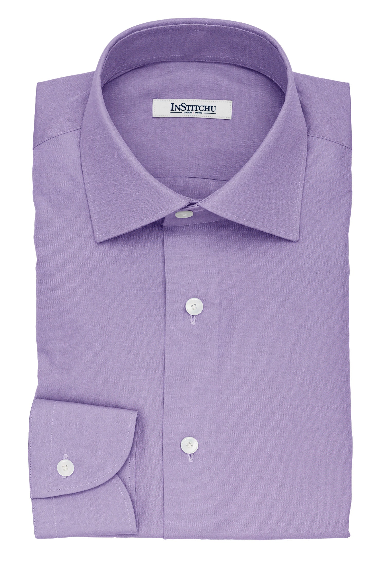 InStitchu Collection The Faulkner Purple Cotton Shirt