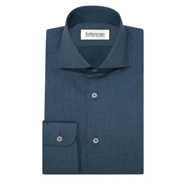 InStitchu Collection The Garie Blue Chambray Shirt