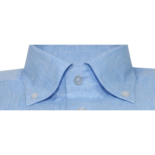 InStitchu Collection The Grover Light Blue Linen Shirt