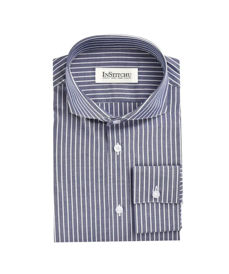 InStitchu Collection The Henley Chambray Shirt