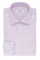 InStitchu Collection The Howard Pink and Navy Striped Cotton Shirt