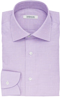 InStitchu Collection The Hugo Violet Cotton Linen Blend Shirt