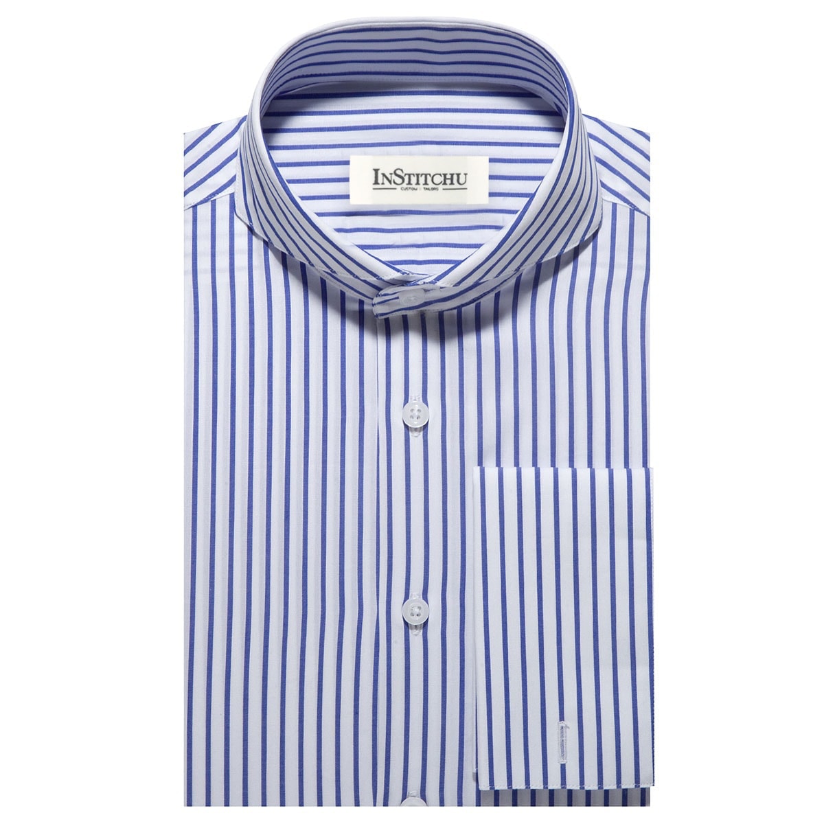 InStitchu Collection The Jensen Blue Stripe Shirt
