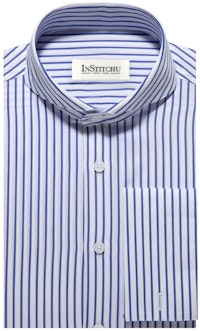 InStitchu Collection The Jensen Blue Stripe Shirt